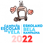 Campaña de Vela Escolar. Federación Navarra de Vela Logo
